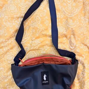 Cotopaxi Navy and Orange Sling Bag